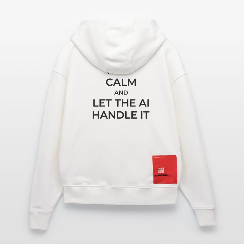Let AI Handle It - Sarcastic Tech Joke Zip Hoodie - made by SPREAD