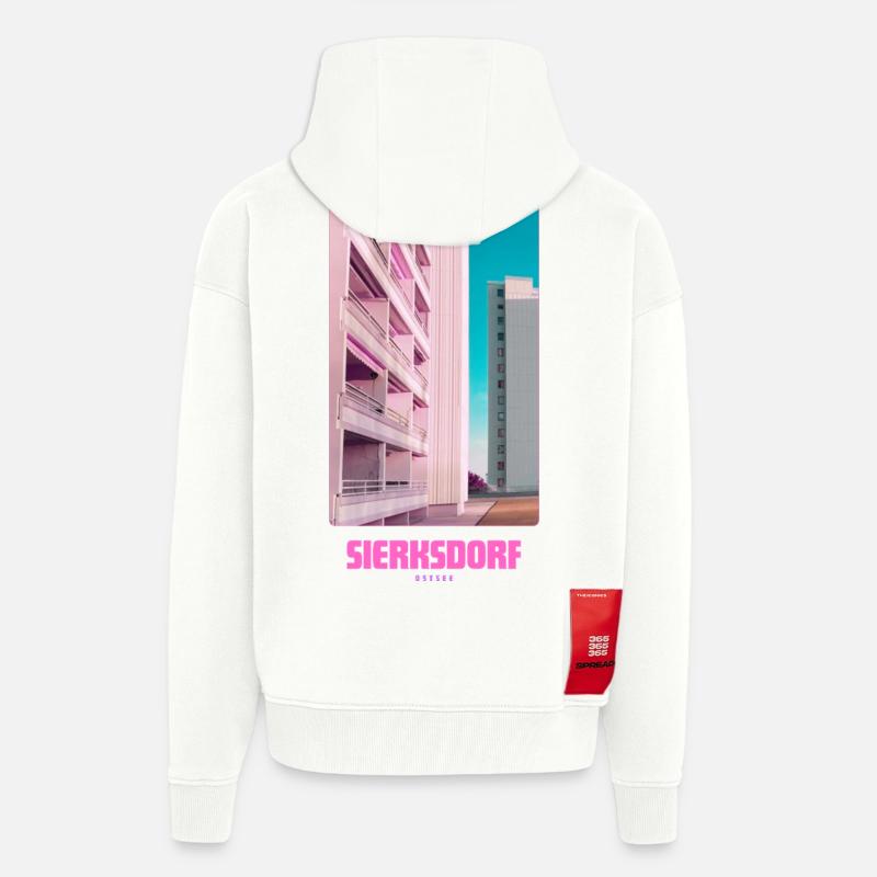 SIERKSDORF OSTSEE - Zip Hoodie - made by SPREAD - OFF WHITE