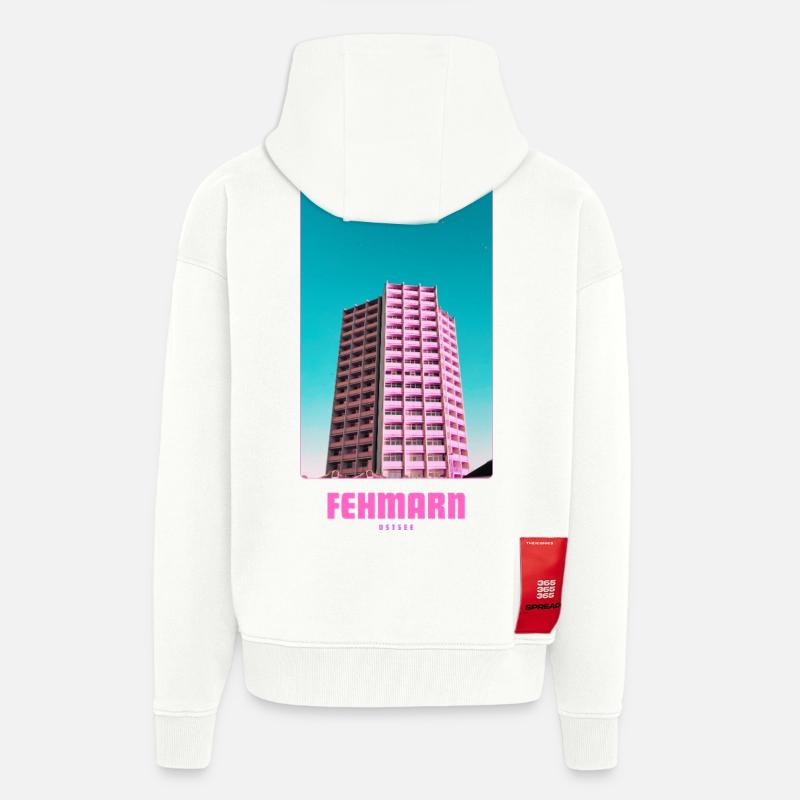 Fehmarn _ Ostsee  - Zip Hoodie - made by SPREAD - OFF WHITE