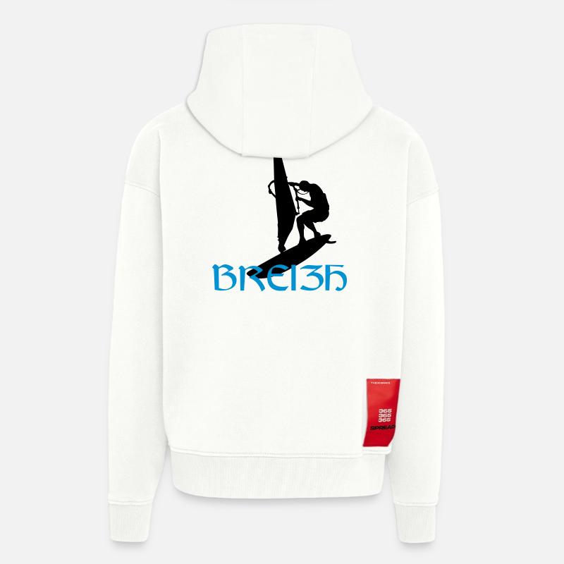 Windsurfen / Windsurfer / Windsurf / Windsurfing - Zip Hoodie - made by SPREAD - OFF WHITE