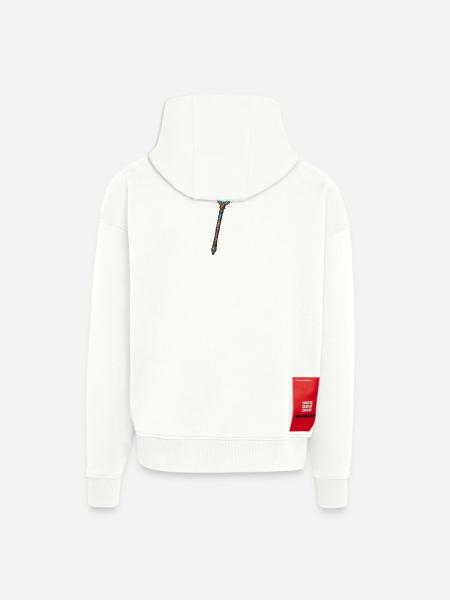 Magischer Kristallstab Blau - Zip Hoodie - made by SPREAD - OFF WHITE