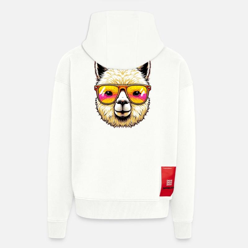 Alpaka - Zip Hoodie - made by SPREAD - OFF WHITE