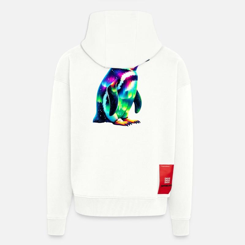 Pinguin - Zip Hoodie - made by SPREAD - OFF WHITE