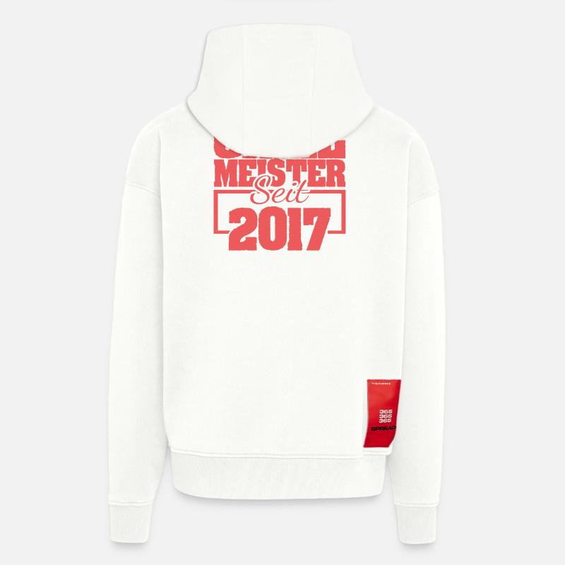 2017 - Veste à capuche bio épaisse oversize fabriqué en UE - OFF WHITE