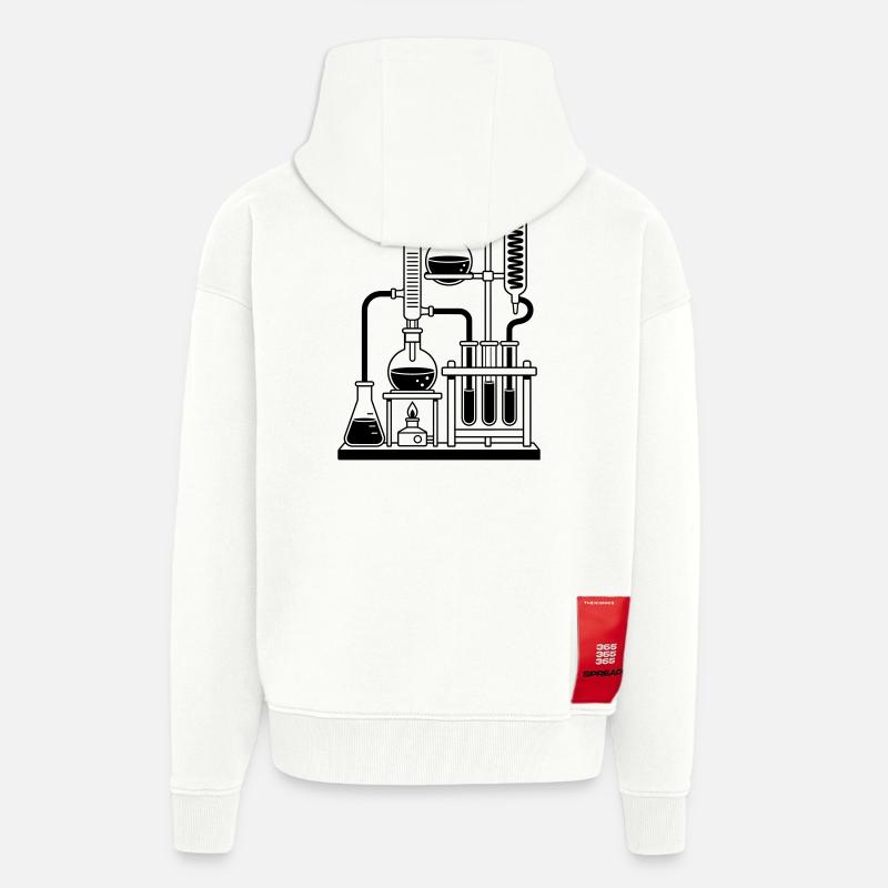 Labor - Zip Hoodie - made by SPREAD - OFF WHITE