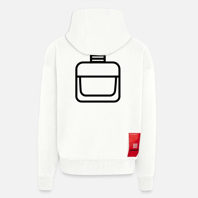perfume bottle - Zip Hoodie - made by SPREAD - OFF WHITE