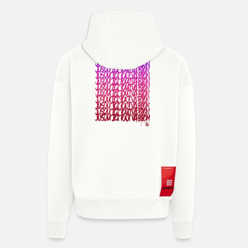 So weit so gut - Zip Hoodie - made by SPREAD - OFF WHITE