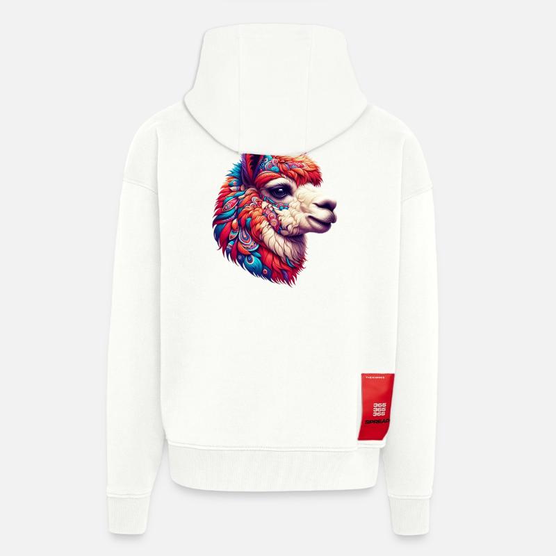 Alpaka - Zip Hoodie - made by SPREAD - OFF WHITE