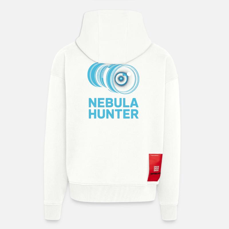 Nebula Hunter Night Sky - Zip Hoodie - made by SPREAD - OFF WHITE