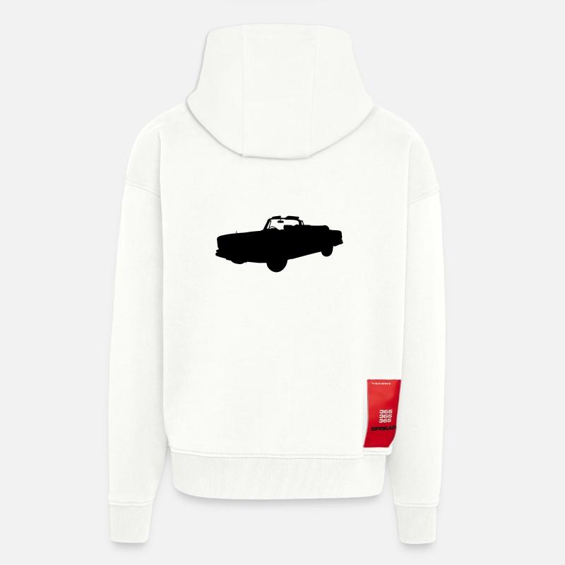Oldtimercabrio - Zip Hoodie - made by SPREAD - OFF WHITE