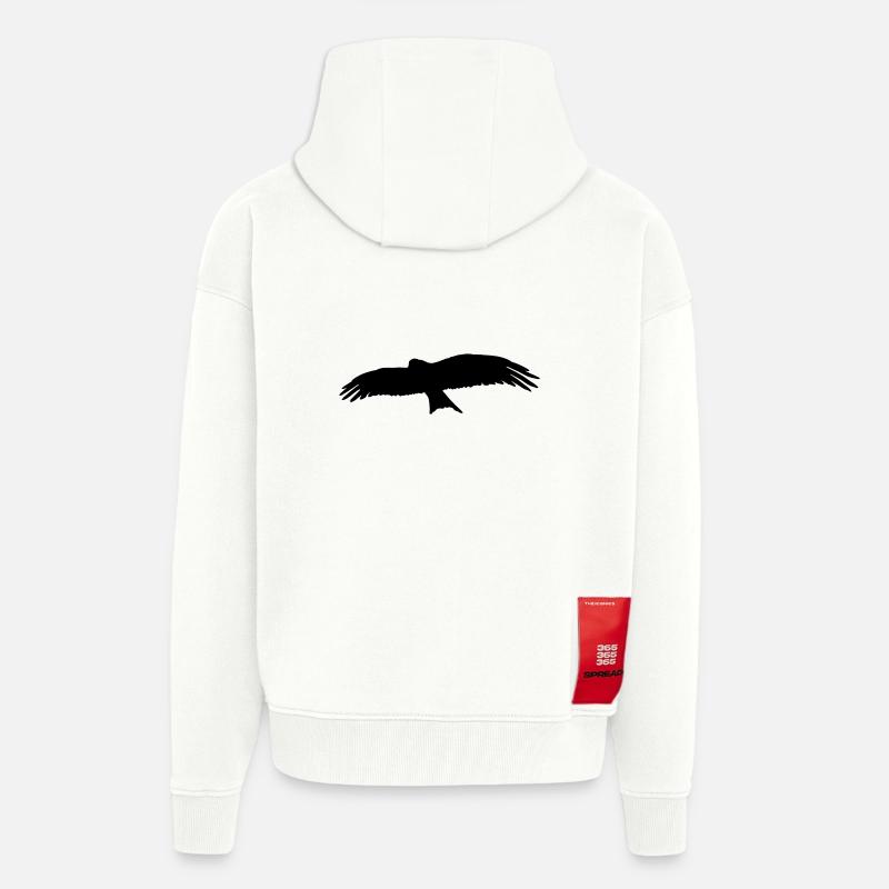 Vogel - Zip Hoodie - made by SPREAD - OFF WHITE