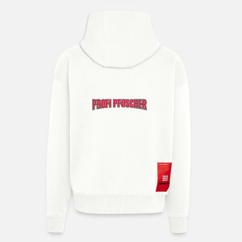 Profi Pfuscher - Zip Hoodie - made by SPREAD - OFF WHITE