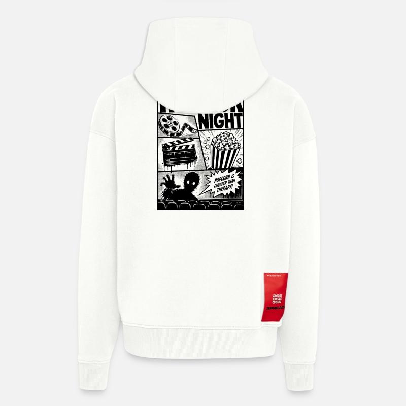 Horror Kino Zombie Comic - Zip Hoodie - made by SPREAD - OFF WHITE