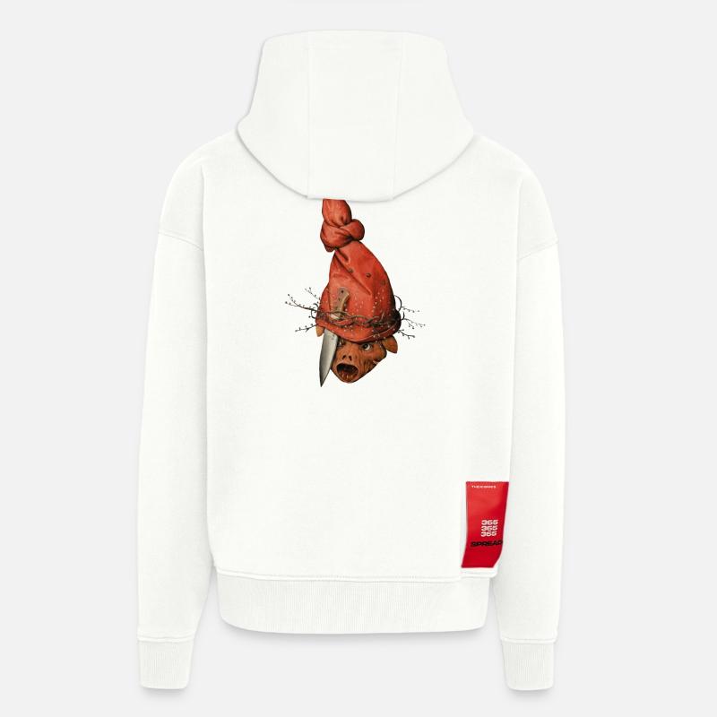 Bruegels Dämon - Zip Hoodie - made by SPREAD - OFF WHITE