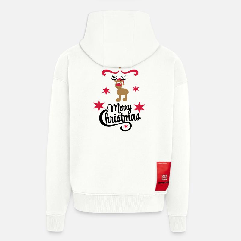 Weihnachten - Zip Hoodie - made by SPREAD - OFF WHITE