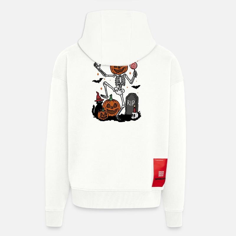 Süßes oder Saures Tanzen - Zip Hoodie - made by SPREAD - OFF WHITE