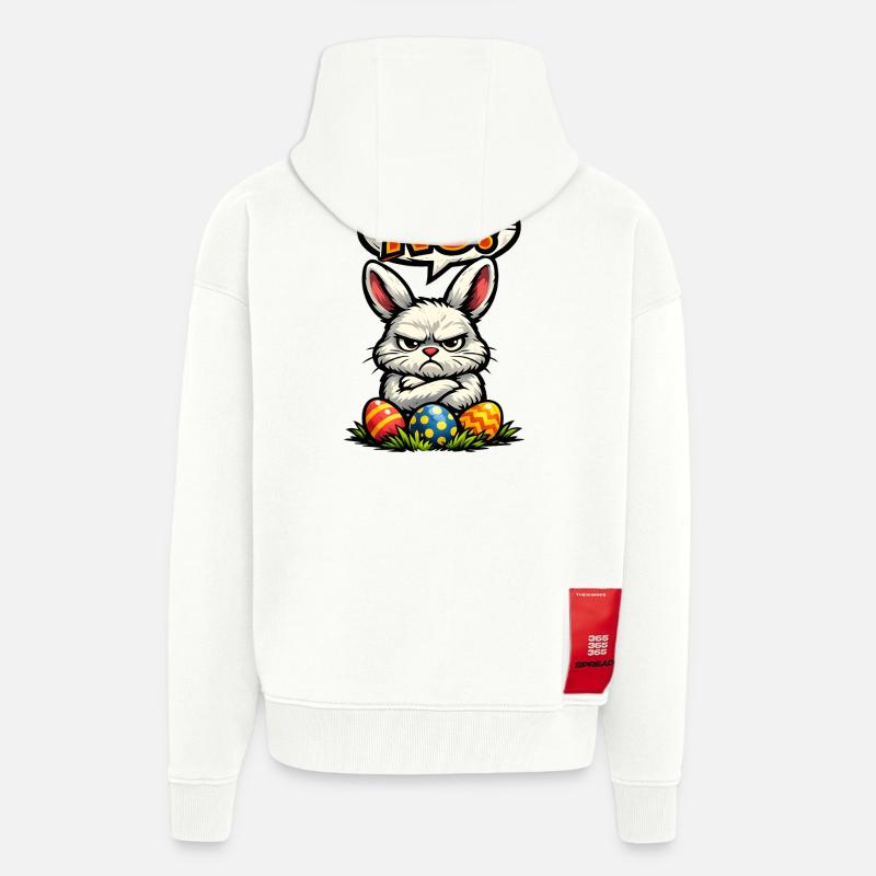 Lower Austrian Bunny Easter Gift - Zip Hoodie - made by SPREAD - OFF WHITE