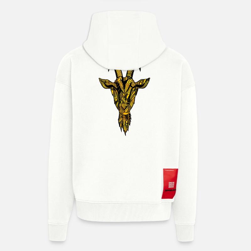 Ziege - Zip Hoodie - made by SPREAD - OFF WHITE