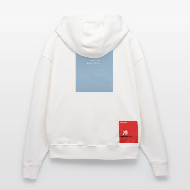 One step remains Forward Zip Hoodie - made by SPREAD