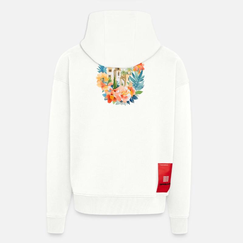 Mallorca - Zip Hoodie - made by SPREAD - OFF WHITE