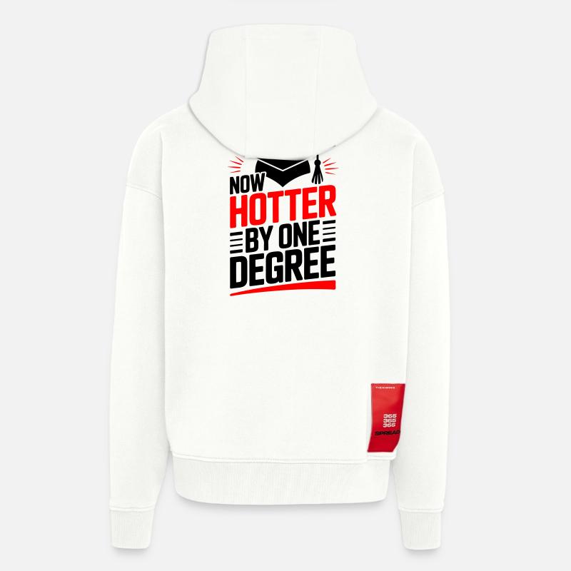 Bachelor Master Doktortitel - Zip Hoodie - made by SPREAD - OFF WHITE