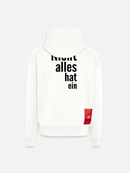 Not everything has a - Zip Hoodie - made by SPREAD - OFF WHITE