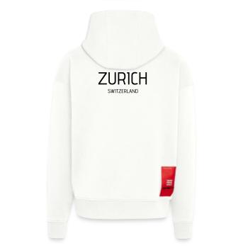 Zurich - Zip Hoodie - made by SPREAD - OFF WHITE - Hinten