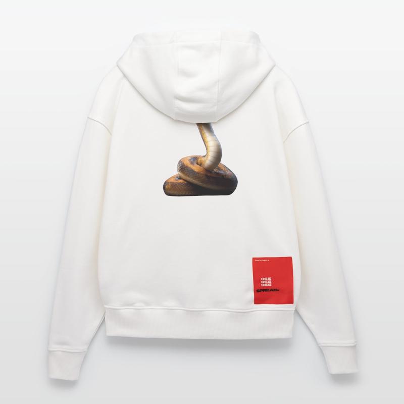 Schlange Python Kobra Klapperschlange Schlangen Zip Hoodie - made by SPREAD