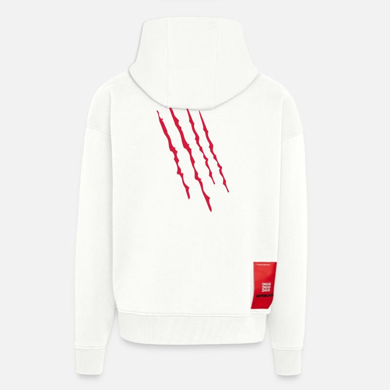 scratch 2541614 14872041 - Zip Hoodie - made by SPREAD - OFF WHITE