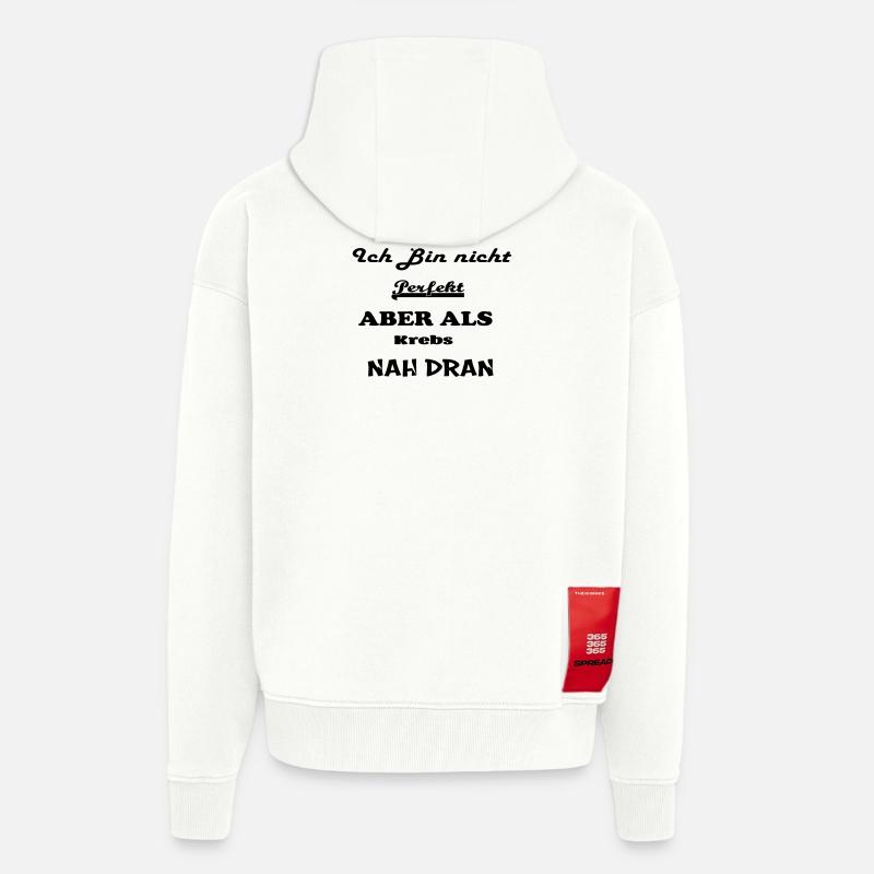 Sternzeichen Krebs - Zip Hoodie - made by SPREAD - OFF WHITE
