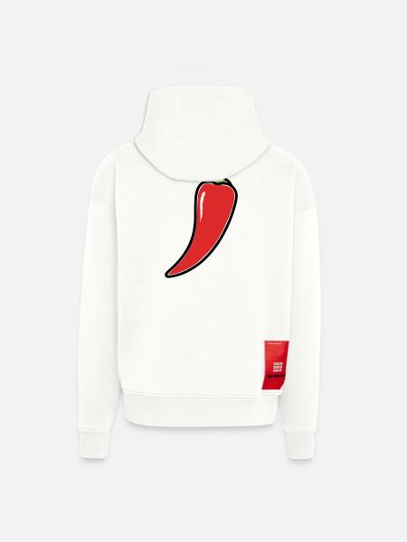 Chili Schote Scharf Comic - Zip Hoodie - made by SPREAD - OFF WHITE