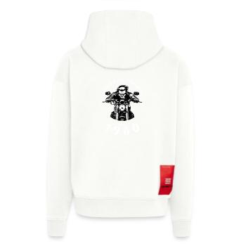 65. Geburtstag Going Full Throttle Since 08/1960 - Zip Hoodie - made by SPREAD - OFF WHITE - Hinten