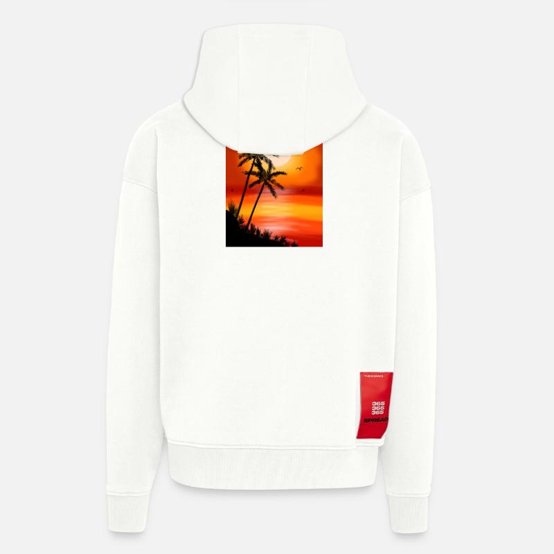 F0816673-650A-4D5B-99F1-738883E9229A - Zip Hoodie - made by SPREAD - OFF WHITE