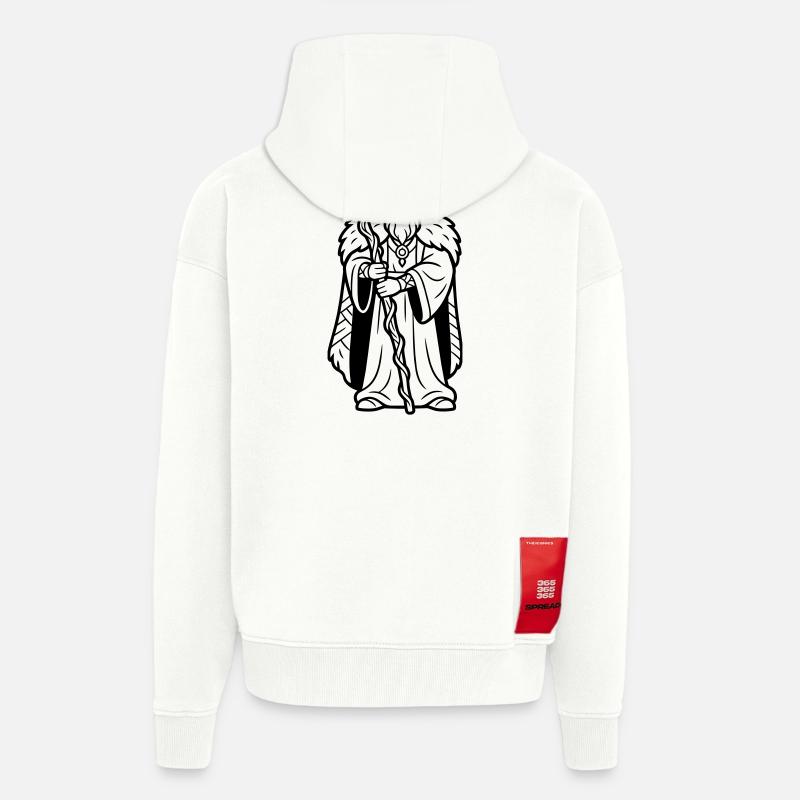 Druide - Zip Hoodie - made by SPREAD - OFF WHITE