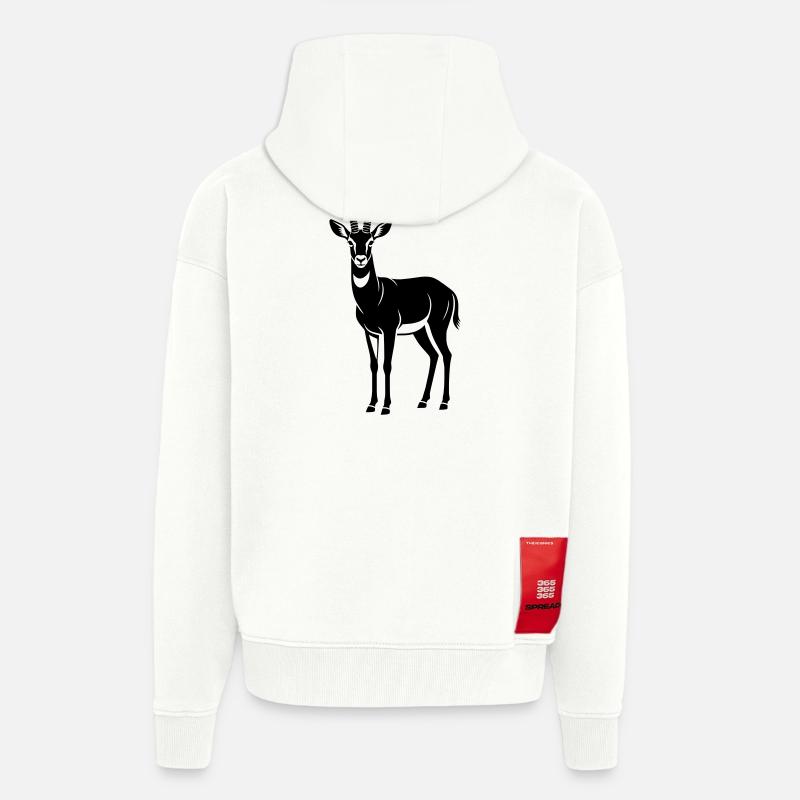 Antilope - Zip Hoodie - made by SPREAD - OFF WHITE