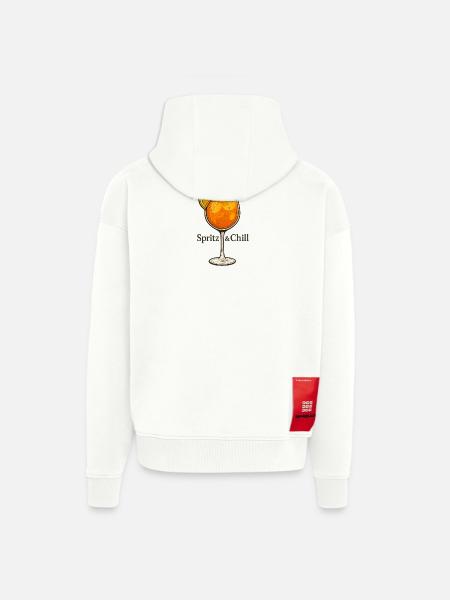 Spritz & Chill - Zip Hoodie - made by SPREAD - OFF WHITE
