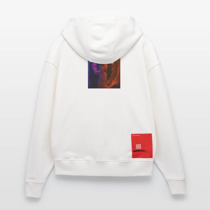 Feuer gegen Eis Duell der Elemente Zip Hoodie - made by SPREAD