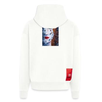 Wintertraum auf der Haut Miniaturmärchen - Zip Hoodie - made by SPREAD - OFF WHITE - Hinten