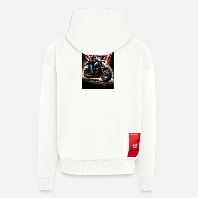 Freiheitsgeist - Zip Hoodie - made by SPREAD - OFF WHITE