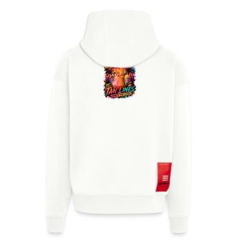Good Times Tan Lines - Zip Hoodie - made by SPREAD - OFF WHITE - Back