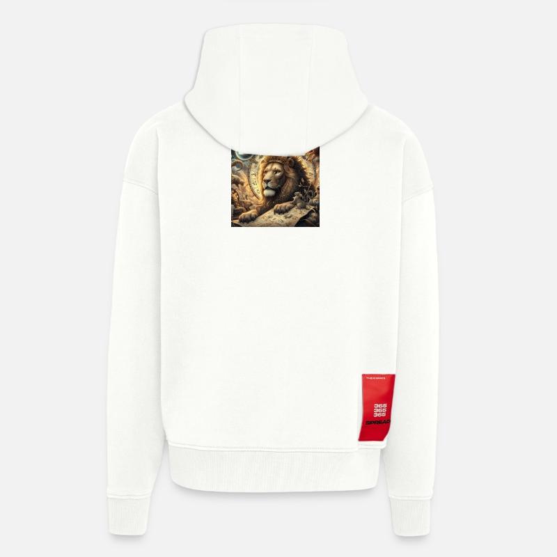 LÖWE \ Sternzeichen - Zip Hoodie - made by SPREAD - OFF WHITE