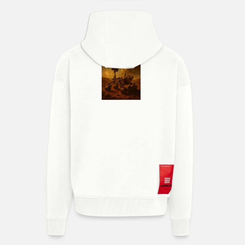 Das Ende der Welt - Zip Hoodie - made by SPREAD - OFF WHITE