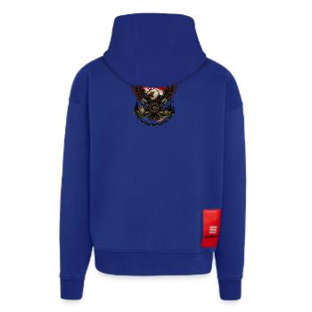 Kroatischer Kaiserlicher Kreuzfahreradler - Zip Hoodie - made by SPREAD - Iconic Blue - Hinten
