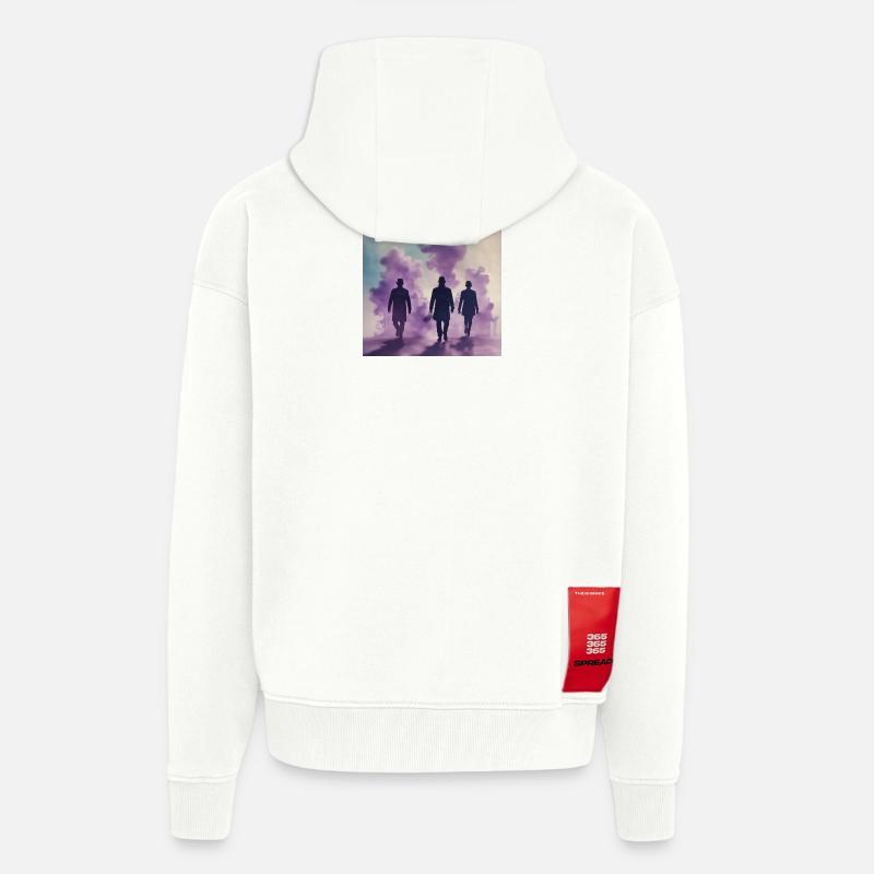 Meine dunkle Seite - Zip Hoodie - made by SPREAD - OFF WHITE