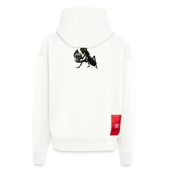 Gottesanbeterin - Zip Hoodie - made by SPREAD - OFF WHITE - Hinten