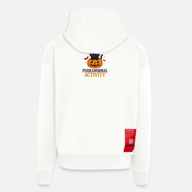 😸 Purranormal Activity – Süßes  Kätzchen - Zip Hoodie - made by SPREAD - OFF WHITE