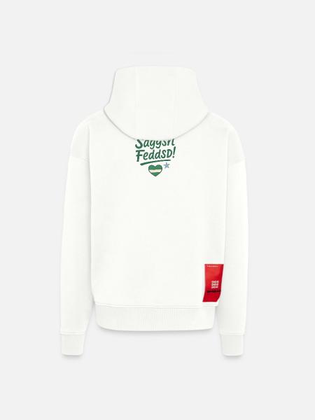 Saggsn_Feddsd- - Zip Hoodie - made by SPREAD - OFF WHITE