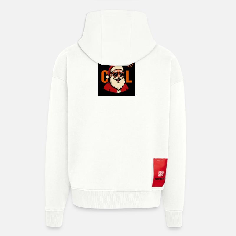 Sinterklaas mit Sonnenbrille - Zip Hoodie - made by SPREAD - OFF WHITE