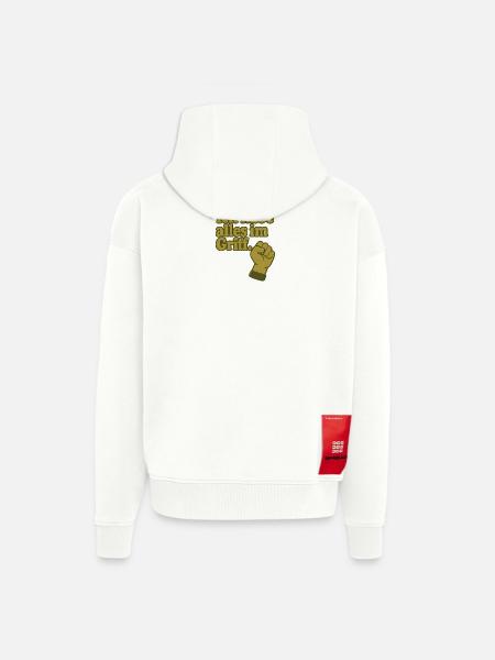 Ich habe alles im Griff - Zip Hoodie - made by SPREAD - OFF WHITE