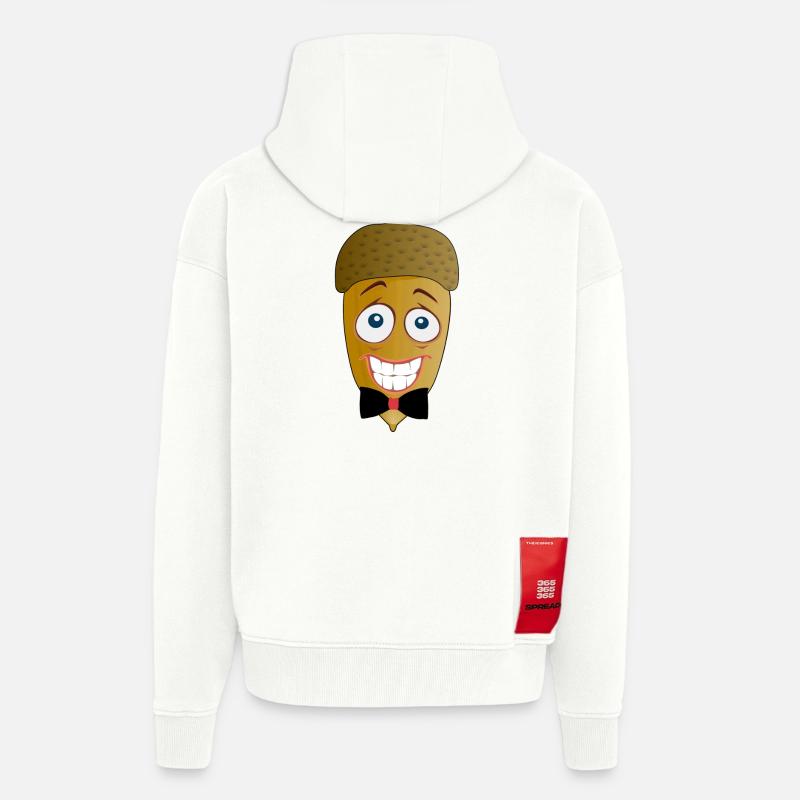 Eichel - Zip Hoodie - made by SPREAD - OFF WHITE